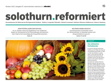 RKG_22_Newsmeldung_Oktober: Oberer Teil der Titelseite der solothurn-reformiert-Oktober-2022-Ausgabe. (Foto: Edith Loosli-Bussard)